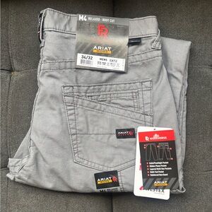Ariat Men's Gray Relaxed Fit Pants